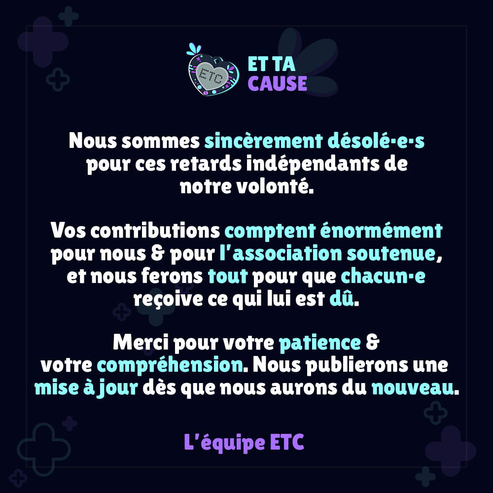 #EtTaCause2025 / 10 - 11 - 12 OCTOBRE 💙💜 tweet media