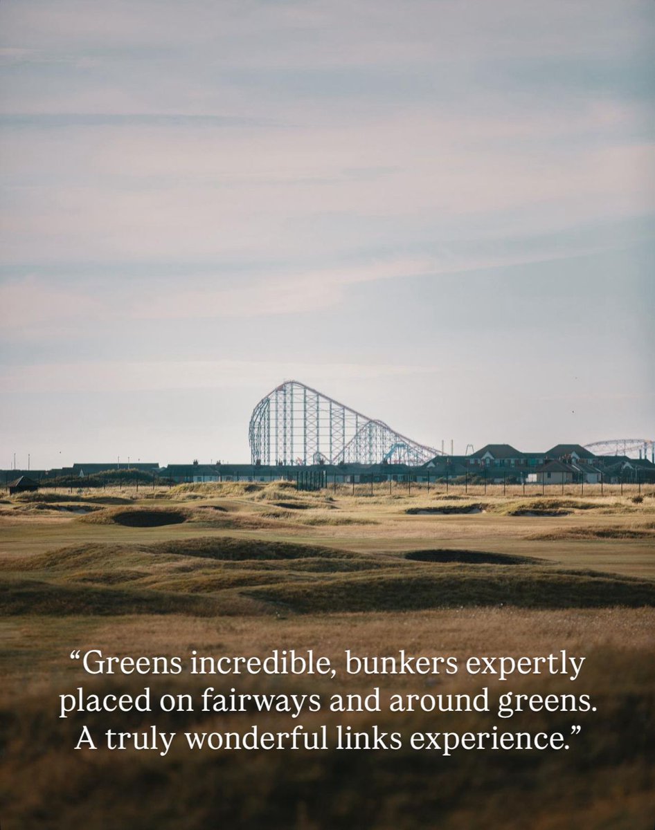 StAnnesOldLinks's tweet photo. 🎙️ A wonderful review from a ‘Golf is Ruining My Life’ podcast listener earlier this month.

“I made my way to St Anne’s Old Links and what a treat it turned out to be. Greens incredible, bunkers expertly placed on fairways and around greens. A truly wonderful links experience.” https://t.co/RJbFyZ3ZJc