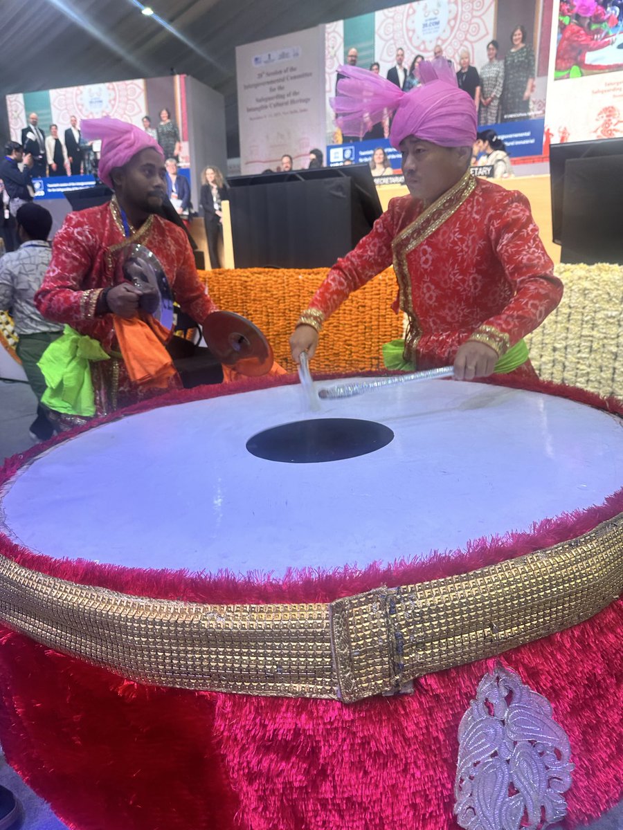 As we conclude the 20th <a href="/UNESCO/">UNESCO 🏛️ #Education #Sciences #Culture 🇺🇳</a> #IntangibleHeritage  session, expressed sincere appreciation to the people and Government of #India for the generous and warm hospitality, to the Chairperson of the #ICH Committee <a href="/VishalVSharma7/">Vishal V. Sharma 🇮🇳</a> for his leadership, and to the Secretariat for its