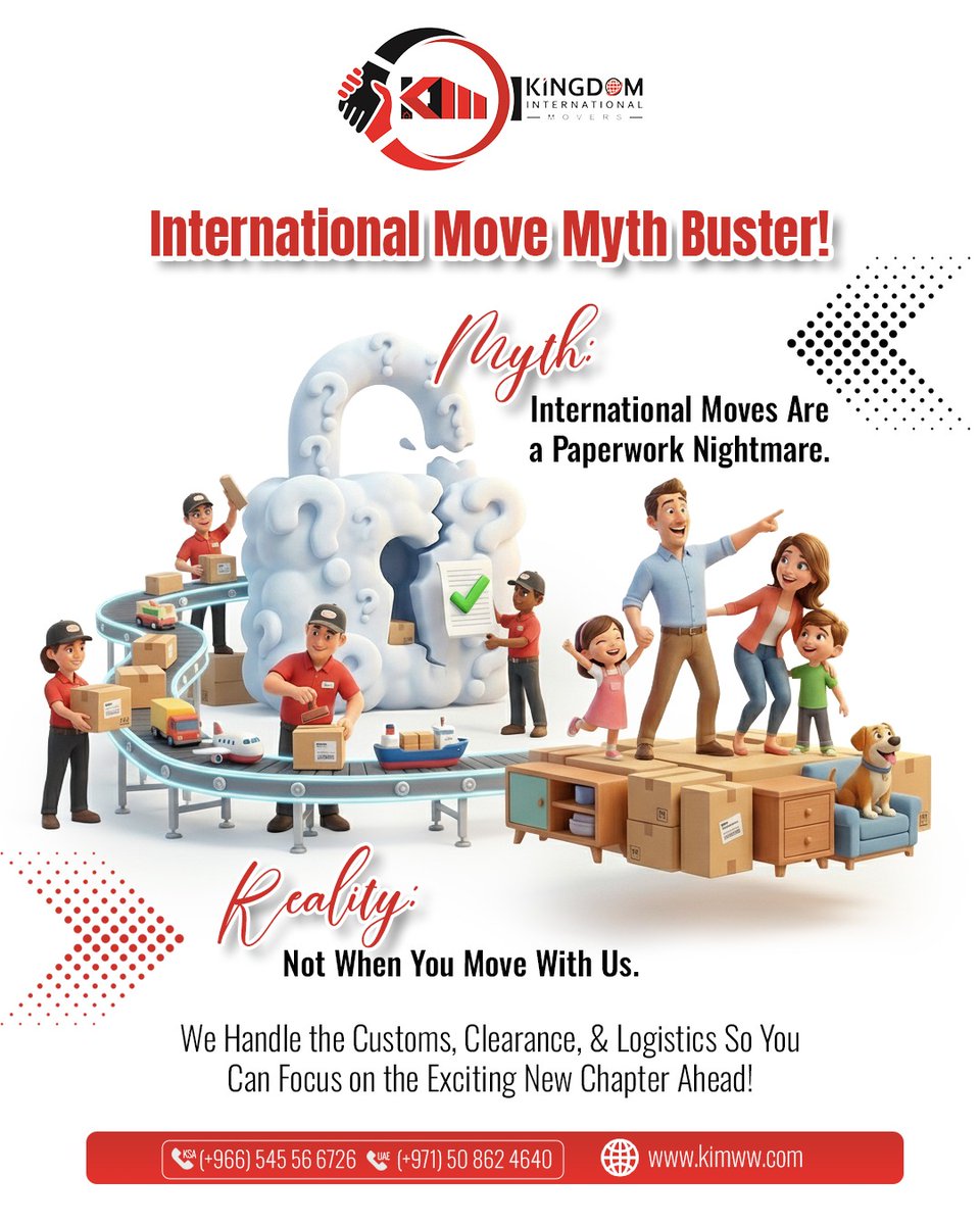 kimww_movers's tweet image. International move myth busted: Paperwork won't swallow you whole! 😅 

We handle customs docs, clearance, and logistics so you focus on the excitement of your fresh start. 

#InternationalRelocation #StressFreeMoving