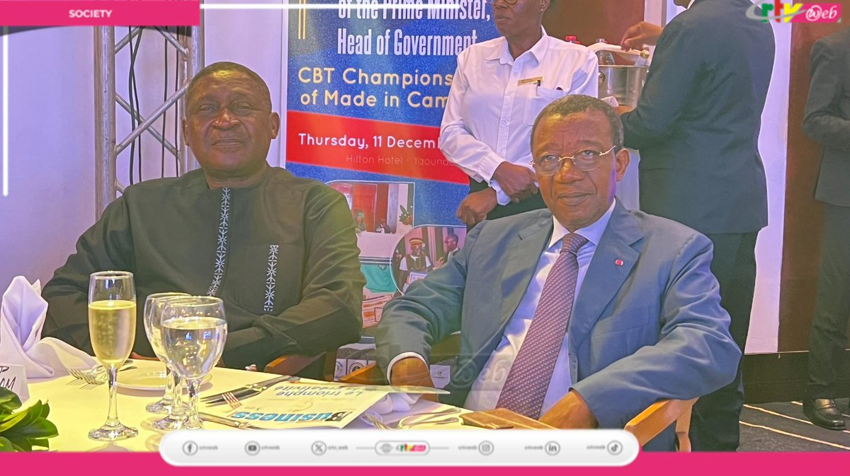 CRTV_web's tweet photo. Five winners have been selected from ten nominees at the 5th Champions of Made in #Cameroon, organized by the Cameroon Press and Publishing Corporation (#SOPECAM), the event awarded cash prizes ranging from one million to five million francs, alongside bronze and silver medals. https://t.co/qmRqYebL1K