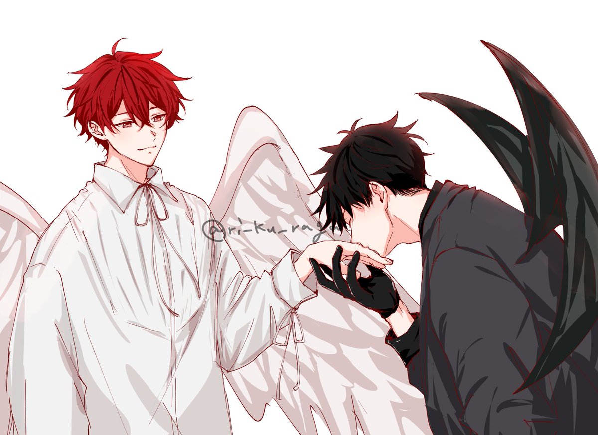ri_ku_ragu's tweet photo. りつまふ😈👼
やっぱり描きたくなっちゃうよね https://t.co/XJREuQhUHu