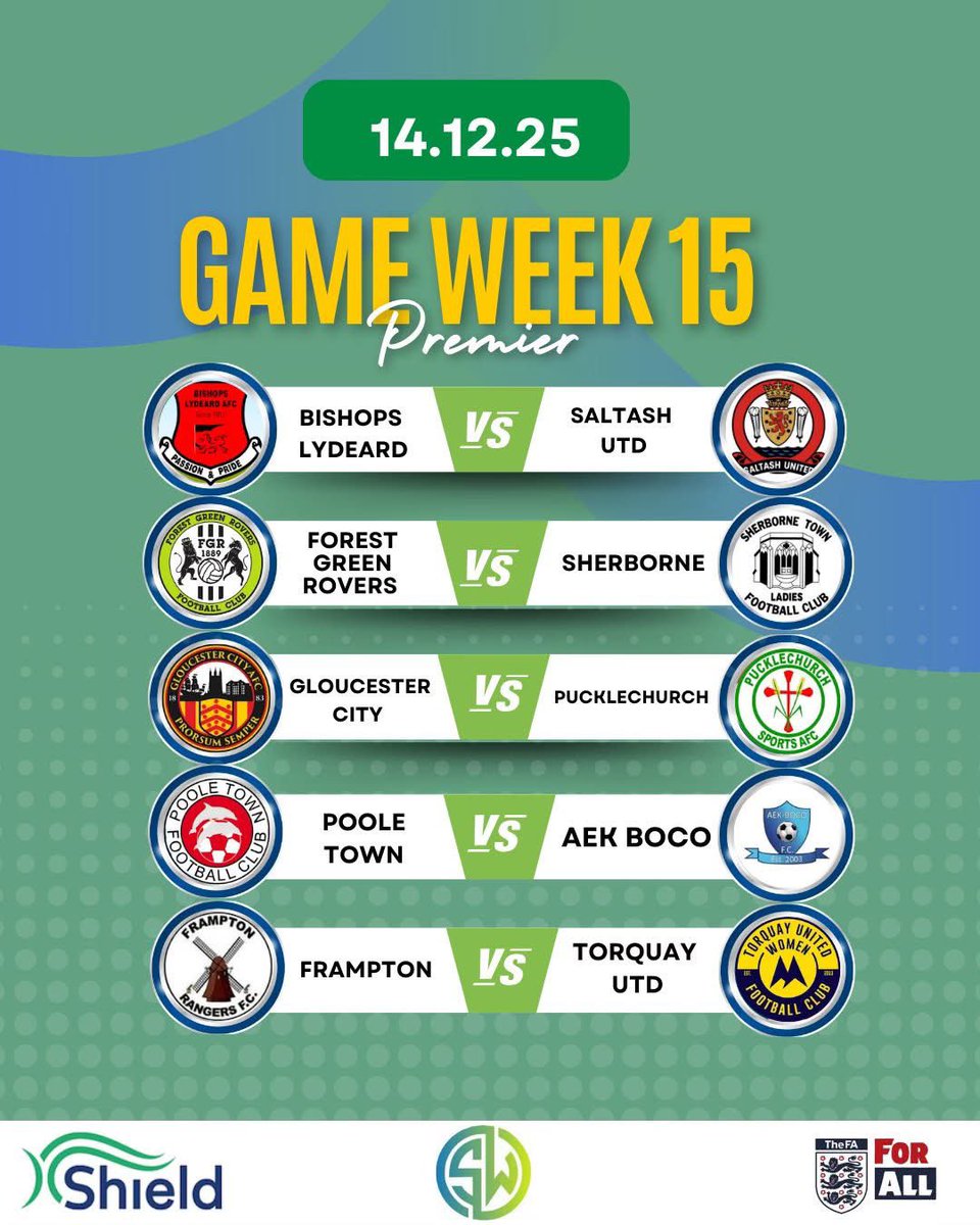 South West Regional Womens Football League tweet media