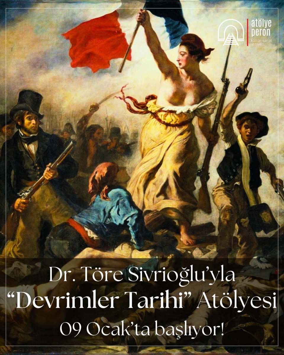 peron_atolye's tweet photo. Dr. Töre Sivrioğlu rehberliğinde, insanlık
tarihinin en belirleyici anlarına, devrimlere
derinlemesine bir yolculuğa çıkmaya hazır olun!
https://t.co/6ChZsplIyi
@UlasTore7013 https://t.co/dWTitFsU6g