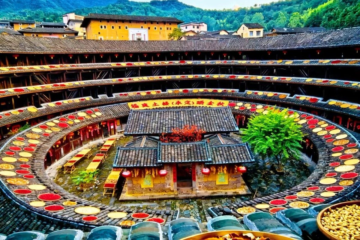 JessicaD1579823's tweet photo. 晒秋！中国独有的秋景，丰收季节，金灿灿的麦穗，火红红的辣椒，秋风吹过都是丰收的喜悦！#中国秋景 #大美中国 https://t.co/Izcz92ft0g