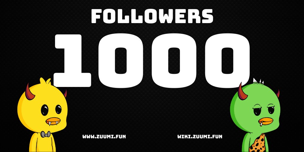 We just hit 1,000 followers!
Thank you for the amazing support.