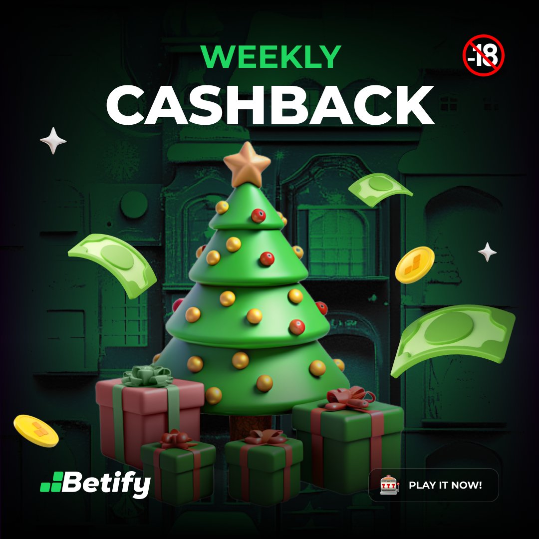 Betify's tweet image. 🎄 Betify Cashback 🎁

Active players, it’s time to enjoy your rewards🤑
Every week, we’re giving back with cashback for your activity💰

♻️ RT &amp;amp; tell us how you’re spending your cashback for a chance to win a surprise 🎅

🎁 Betify🆔 required

🎄 betify.bio