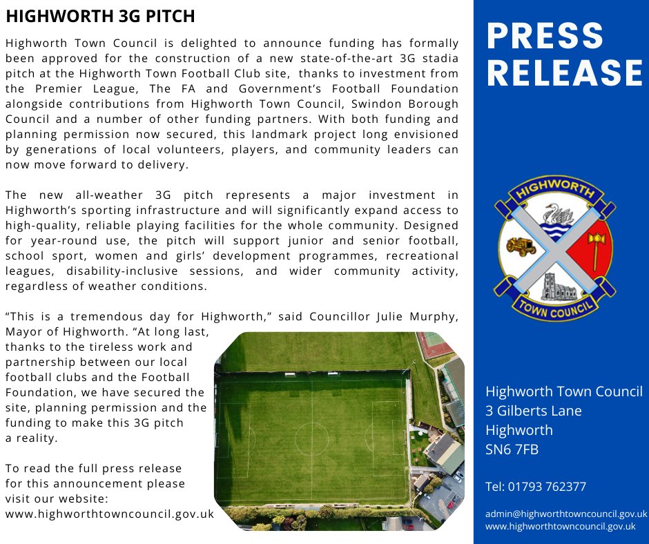 Highworth Town Council tweet media