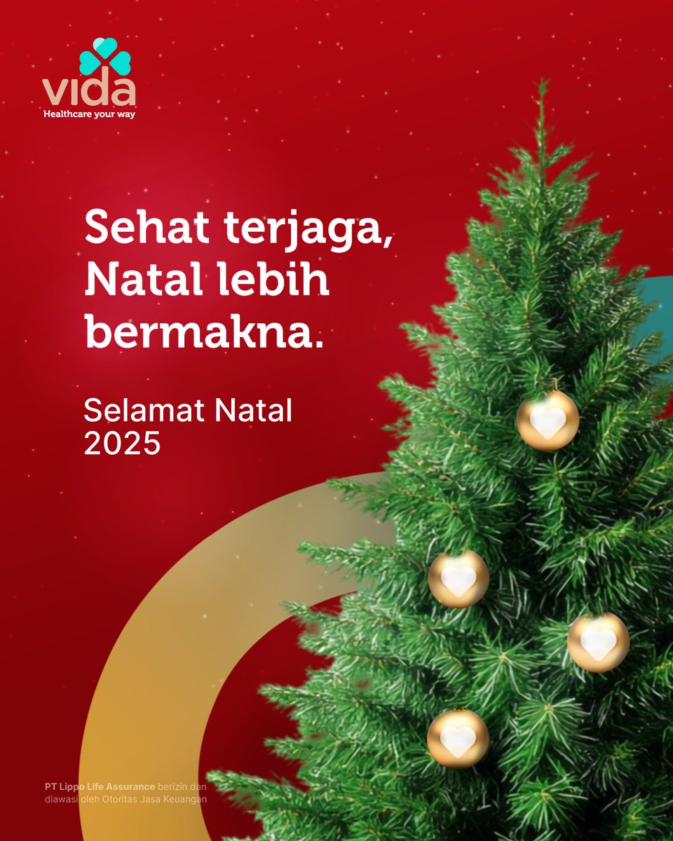 Natal ini, waktunya tarik napas dalam, nikmati momen tenang, dan biarkan tubuh &amp; jiwa menyatu dengan damai.
Dari senyum yang sehat, kulit yang terawat, hingga langkah yang bugar, Vida: Healthcare Your Way selalu menemani setiap langkahmu.
#Vida #Healthcareyourway #SeasonOfCare