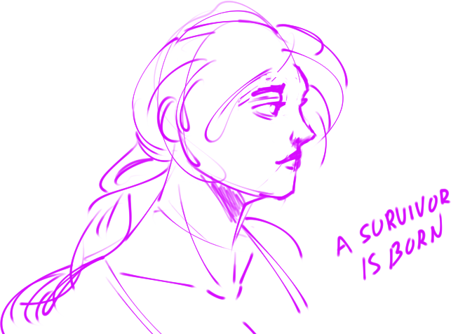 Quick sketch of Lara Croft