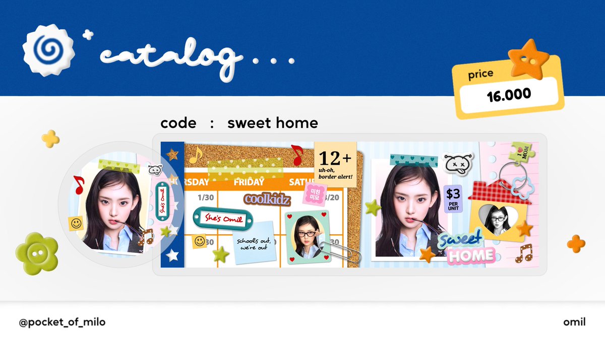 bantu rt please, terima kasih! 💌

hai temen-timun... kenalan yuk sama katalog layout baruku yang diberi nama sweet home! kalau engga aman tolong mampir tok-tok-tok dm aku yaa <33

oiya aku juga open titipan < optip > with special price di reply tweet ini ^3^

#zonauang