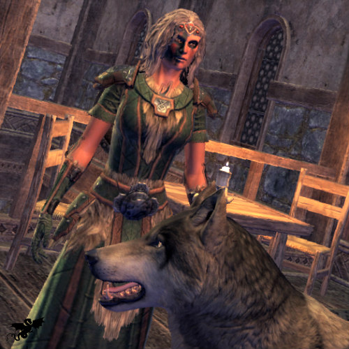SueOestmann's tweet photo. 🐺 #AdventuresOfWulfrun
🏹 "Just be yourself. Let people see the real, imperfect, flawed, quirky, weird, beautiful, magical person you are." ~unknown 
🐎 #StormForgedAlliance #ESOFam #TESOnline #Tamriel #FollowYourBliss #ByAzura #BringBackCloaks #BeKind #BeSmart #BeSafe #BeYourself
🏰 Follow @JakeStormoen, #ESOVoiceActor, on IG and X. #ActorsLife https://t.co/WnZ6hiVqTo
#TheChatWhereEveryoneKnowsYourName