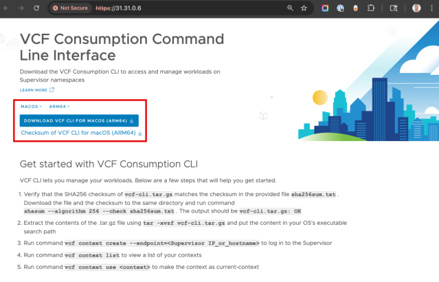 cyolacan's tweet photo. Quick Tip - Downloading VMware Cloud Foundation (VCF) Consumption CLI for Air-Gapped Environments | William Lam https://t.co/Ggz7fjXEG6 https://t.co/cTsu1j7fVN