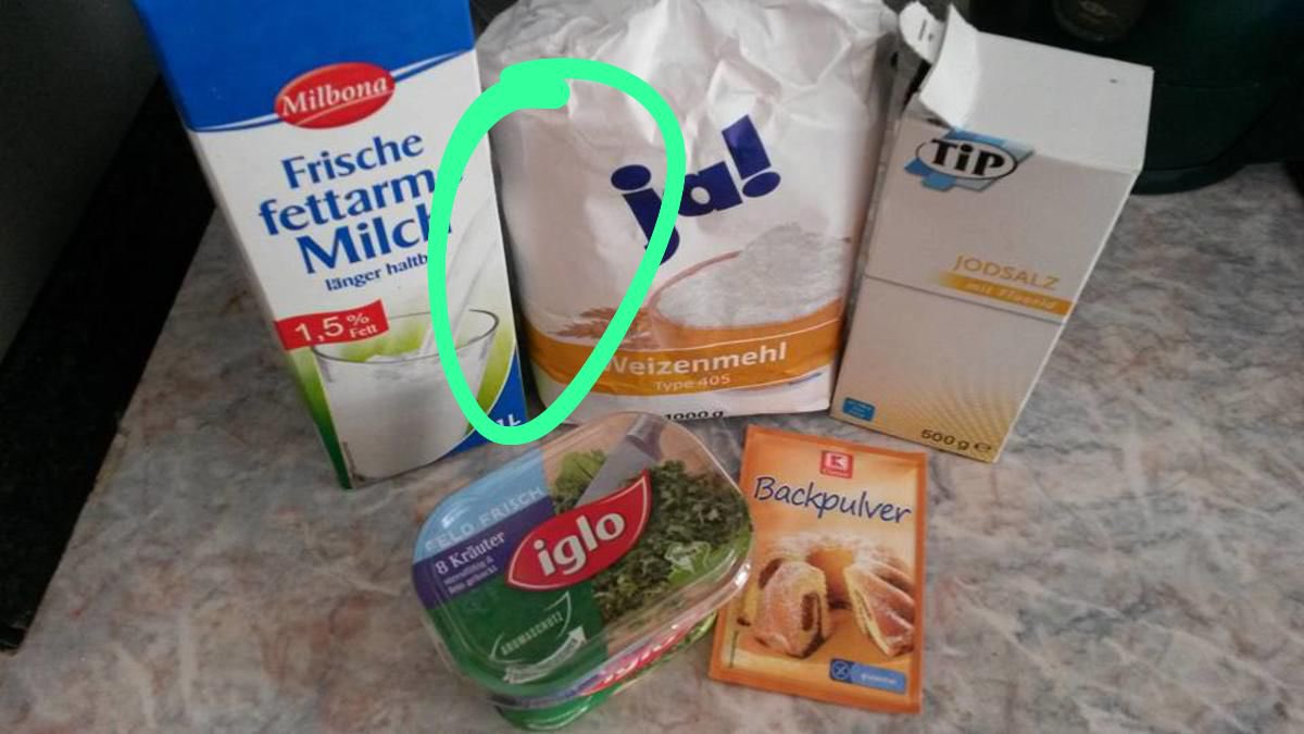 hier ne riesengroße Kleckerei machen