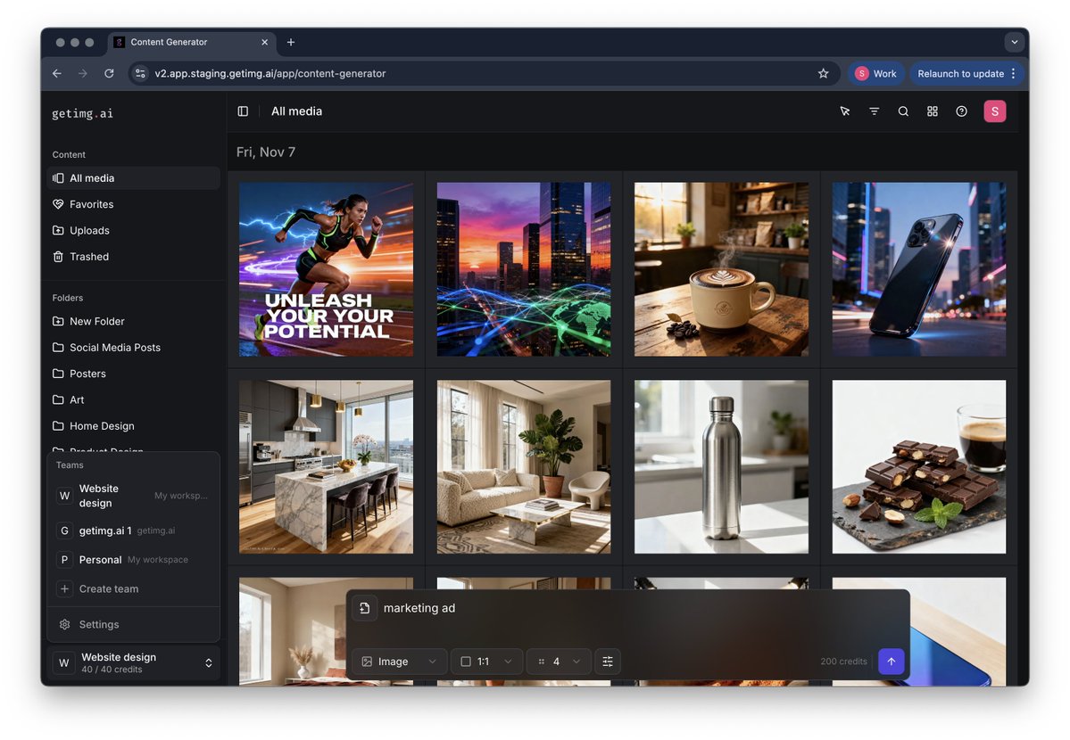 Your team’s private AI stock library — now live.
Create, share and collaborate like never before.