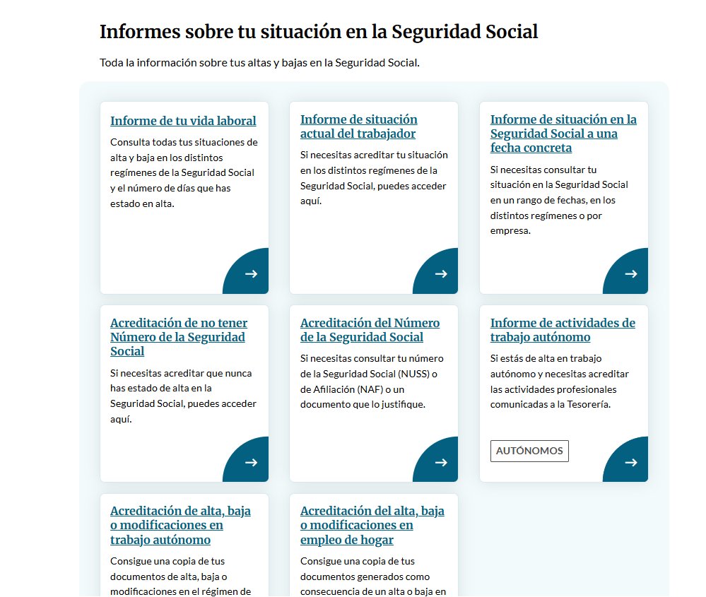 ✅ La Tesorería General te facilita tu informe de vida laboral y de bases de cotización, entre otros, sin desplazarte. 
Accede a #IMPORTASS de forma gratuita.
👉tgss.seg-social.es