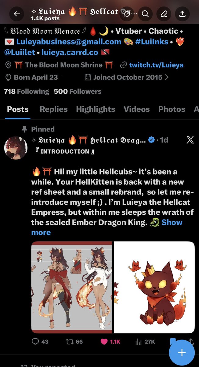 G’mornin everyone and god damn thank you guys so much for the follows and likes! We hit 500 followers and 1k likes! I appreciate you guys so much 🥹💕

I hope your day goes smoothly for you all and make sure to eat and drink if you haven’t already 🤍

I had a hard time sleeping