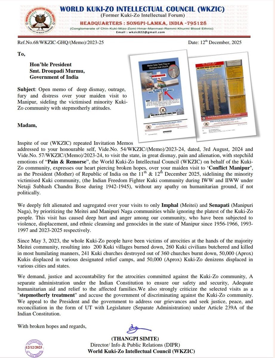 WORLD KUKI-ZO INTELLECTUAL COUNCIL (WKZIC) tweet media