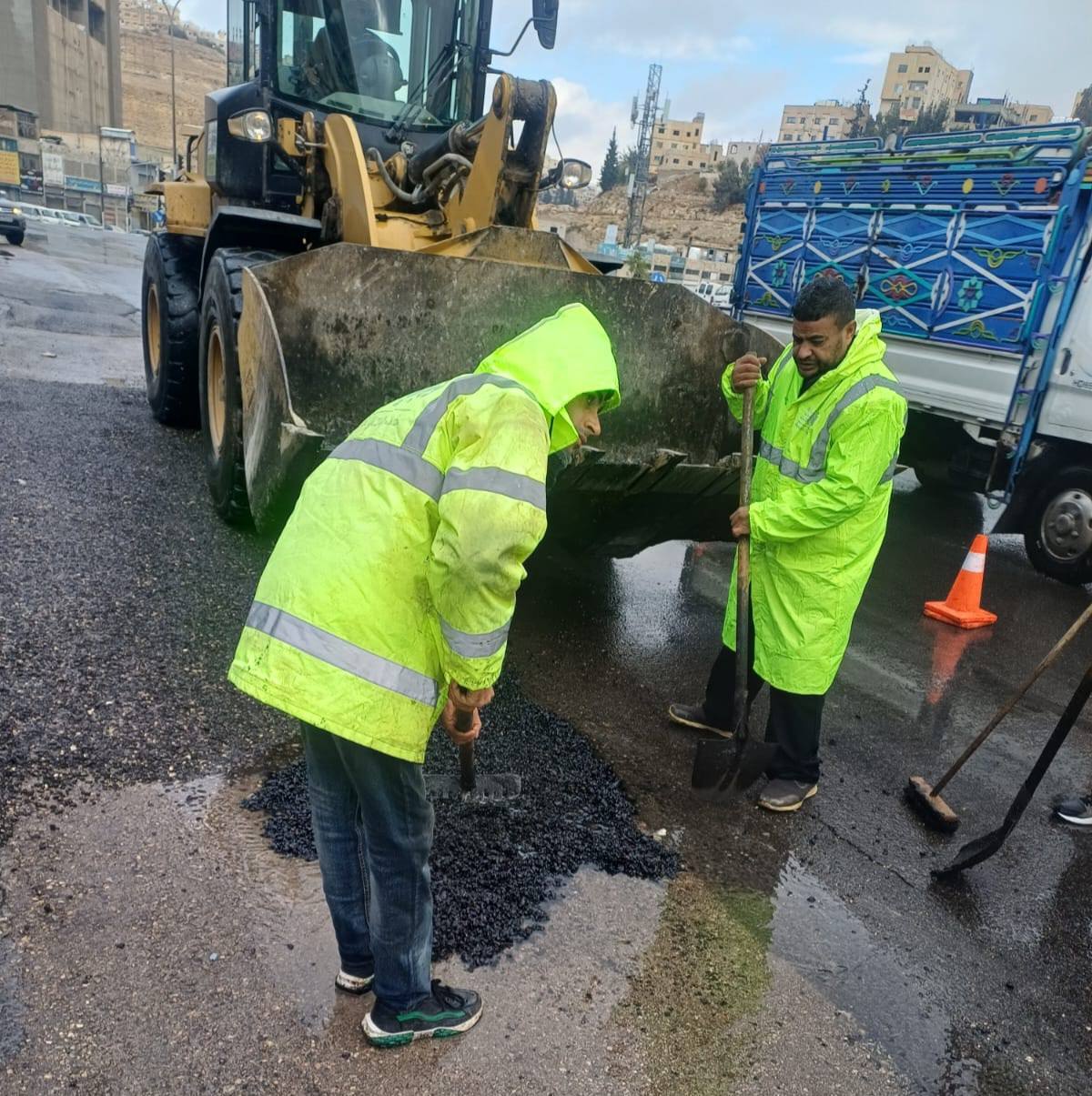 الأمانة تنفذ خطتها في عمان خلال المنخفض وترسل مليون SMS تحذيرية #جريدة_الغد 