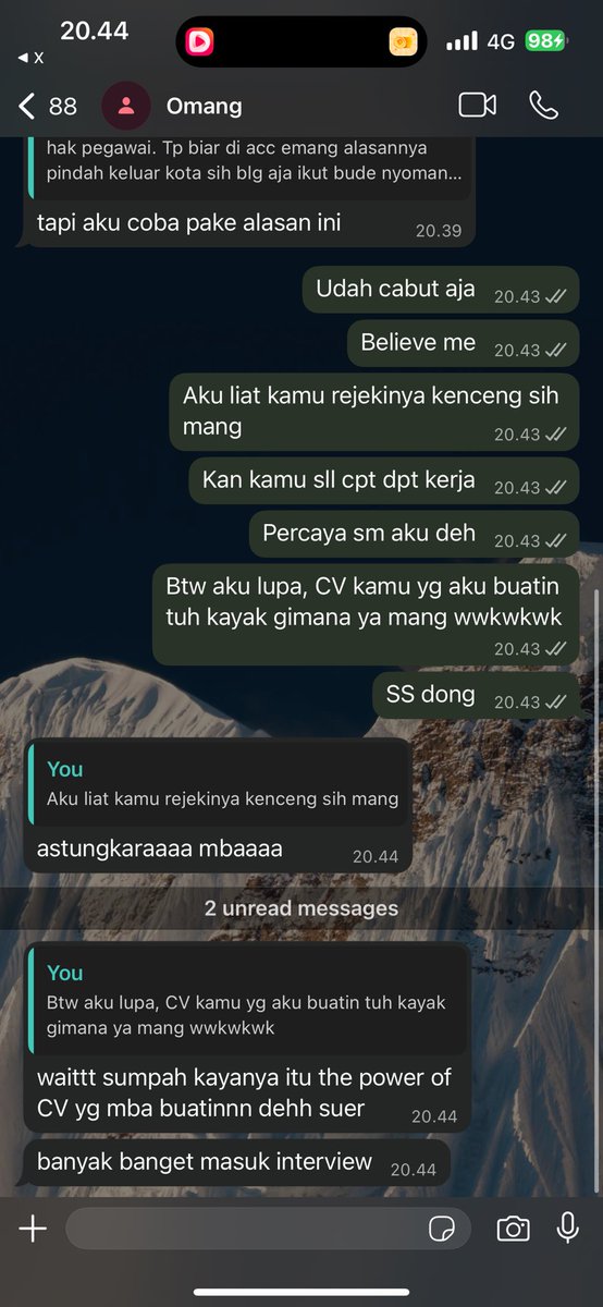 m00ncherry's tweet image. Gemes ♡(੭´͈ ᐜ `͈)੭

Bikinnya direct 2-3 jam + bikinin LinkedIn buat dia juga sekalian🥹❤️ 

Aku lupa CV dia jujur karena aku buatin lsg di laptop dia jadi aku gak simpen.

Mau tau CV dia nggak? Aku screenshoot yaa cek tweet dibawah ini 🫰🏻

Buat yang lulusan SMK boleh merapat ❤️