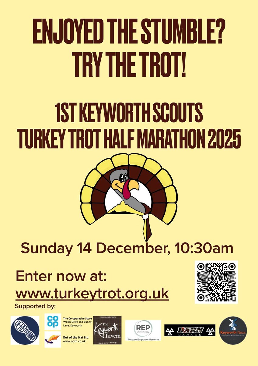 BeersFitness's tweet photo. Good luck to my plethora of athletes and friends running at Keyworth Turkey Trot Half Marathon this weekend!
#running #keyworth #halfmarathon #run #wysall #willoughby #rushcliffe #widmerpool #runners #tarmacslapping https://t.co/7GFI1fplm3