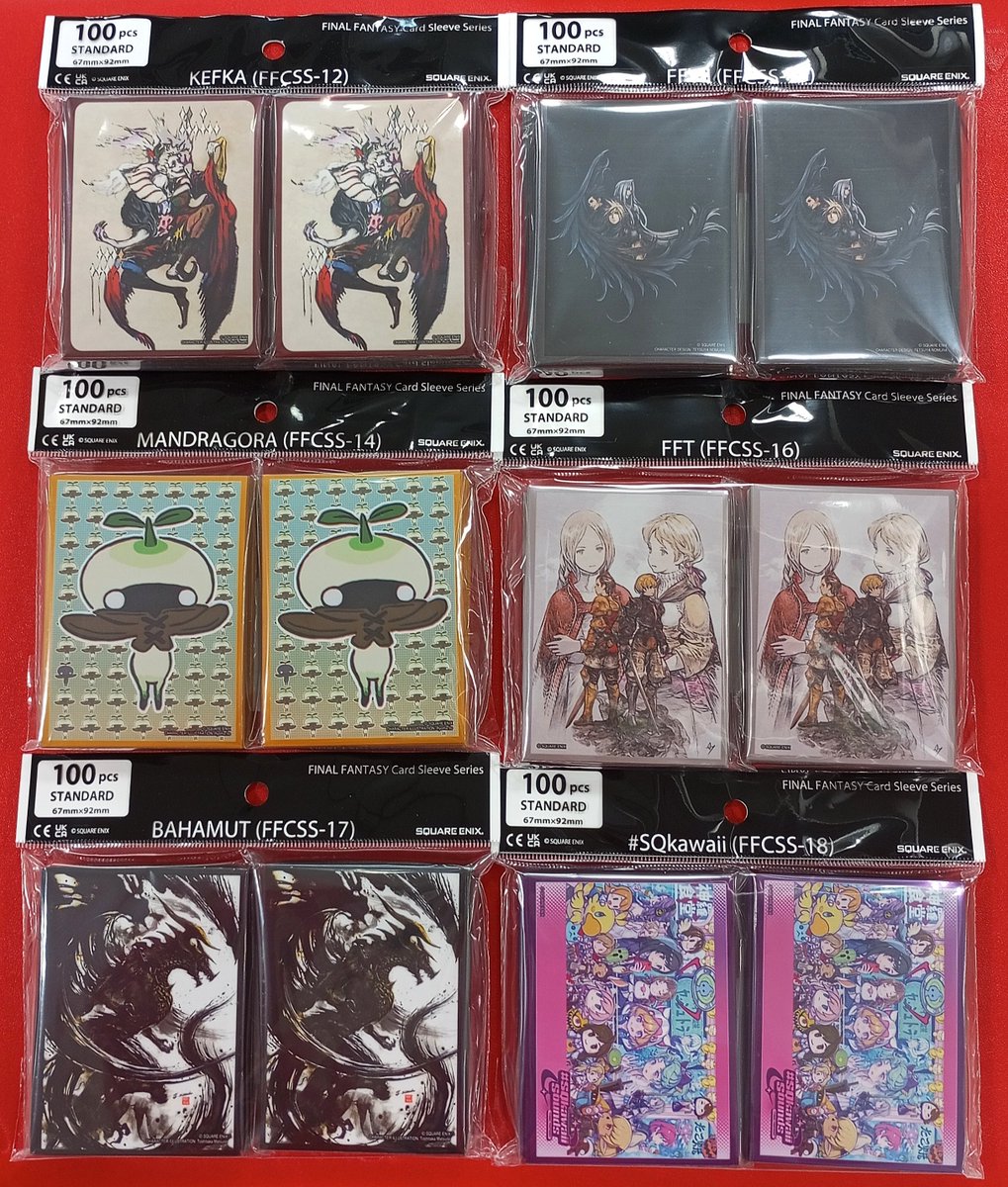 FFTCGスリーブ　WOL（描き下し） 商品情報】 本日発売の新商品スリーブです🪿 ファイナルファンタジー