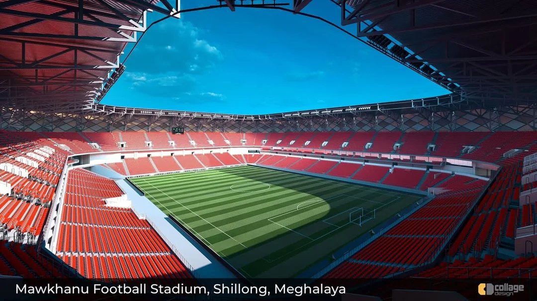 IndianFootyBest's tweet photo. 🚨 | BREAKING: Meghalaya Govt. have invested ₹732 Crores to build India's 'Biggest football stadium'.

The 40,000-capacity Mawkhanu Stadium will feature top infrastructure with grass pitch, gyms, and many more multi-purpose utilities!

WORLD-CLASS STADIUM FOR #IndianFootball 🔥 https://t.co/8mIvZKUk1L