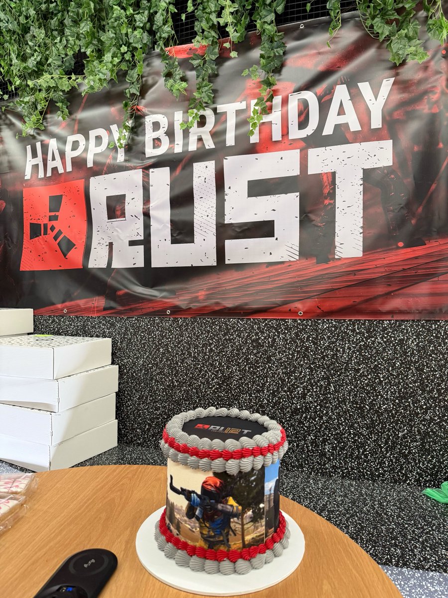 This week at Facepunch, we're proudly celebrating 12 years of Rust! 🎂

Thank you to everyone for your support over the years - especially this year, Rust's biggest year yet! 📈

Check out our 2025 recap here: youtu.be/K-fvgsGB9QI