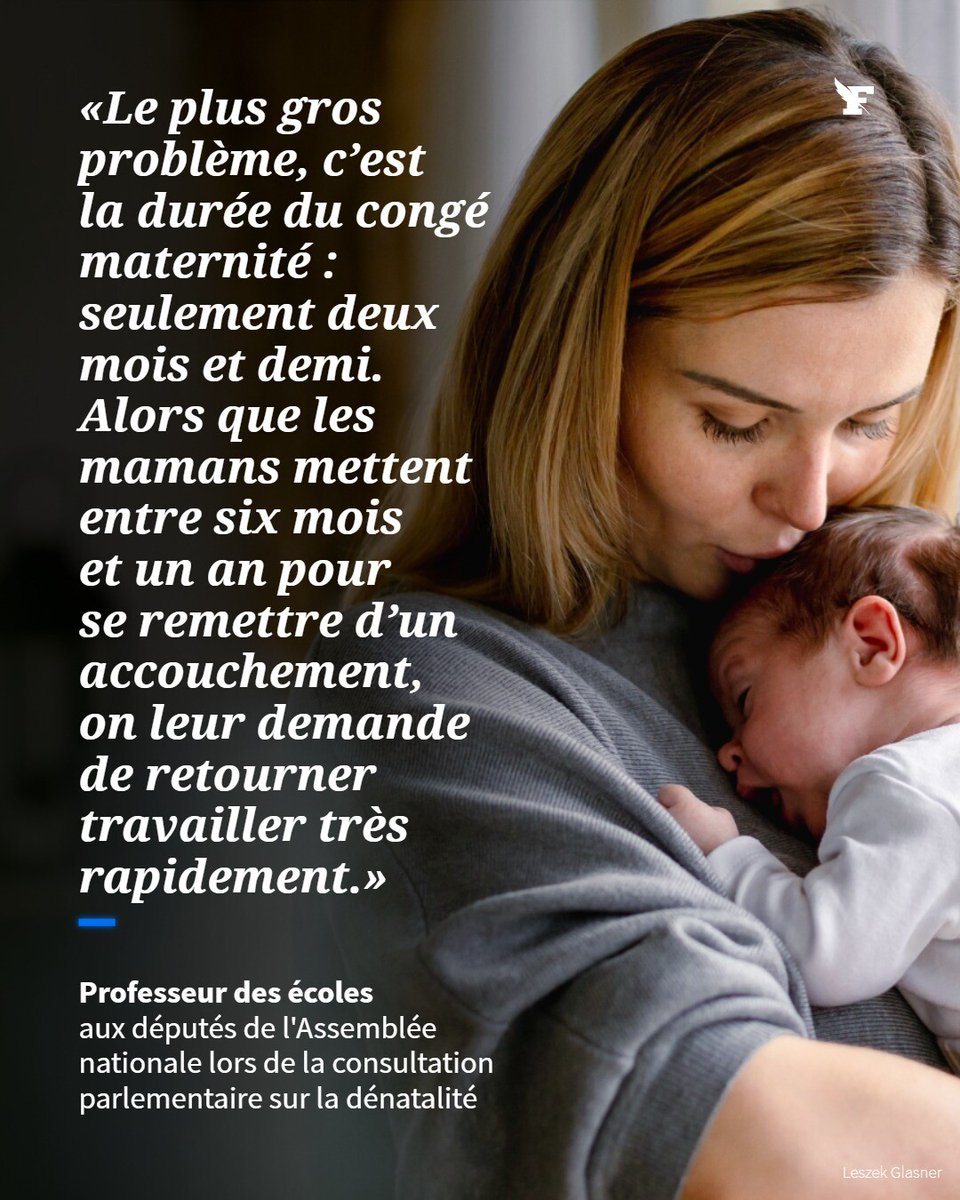 Le_Figaro's tweet image. À force de voir les courbes des naissances s’effondrer, on en viendrait presque à penser que les Français ne veulent plus faire de bébés. Les 30 000 réponses à la consultation lancée par la mission d’information parlementaire sur la baisse de la natalité en France laissent…