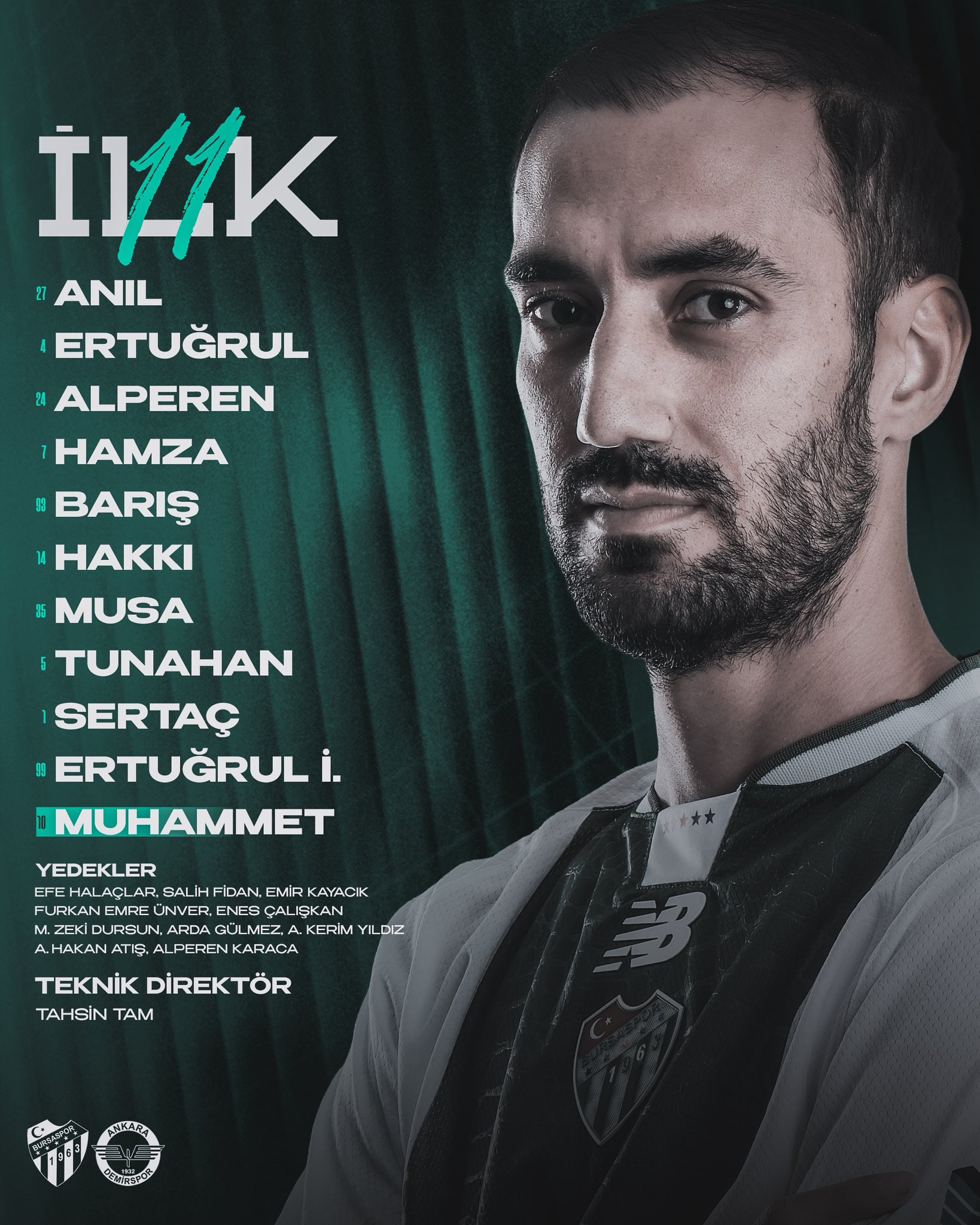 Tahsin Tam kararını verdi: Bursaspor'un ilk 11'i belli oldu!-Bursa Hayat Gazetesi-2
