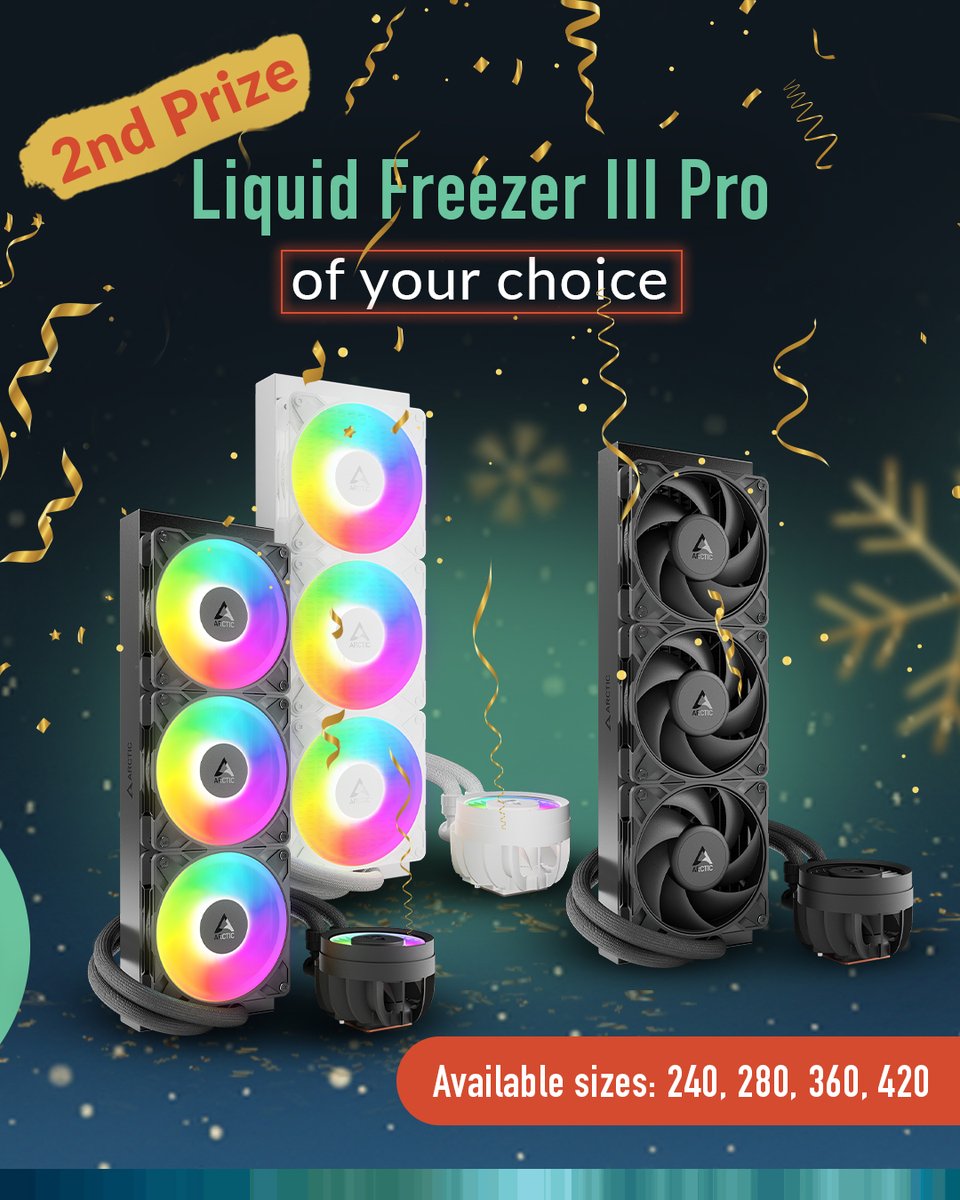 ARCTIChannel's tweet photo. Chill &amp; Win - ARCTIC Holiday Edition ❄️

We’re celebrating the season with a special ARCTIC giveaway on Gleam, offering three exciting prizes for our community.

To enter, drop a short npoem in the comments about ARCTIC, winter, or the holidays, and complete your entry on Gleam. https://t.co/gNLgjeKZFA