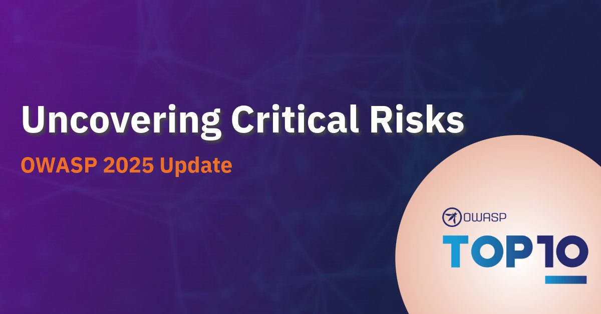 FIRST LOOK: OWASP Top Ten 2025​​​​​​  💡A globally recognized standard that identifies the most critical security risks to web applications. The 2025 updates reflect modern application risks, emphasizing systemic issues rather than isolated coding flaws. owasp.org/Top10/2025/0x0…