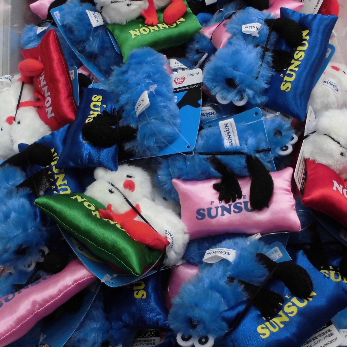 入荷案内🤩 パペットスンスンおやすみピローマスコット #パペット