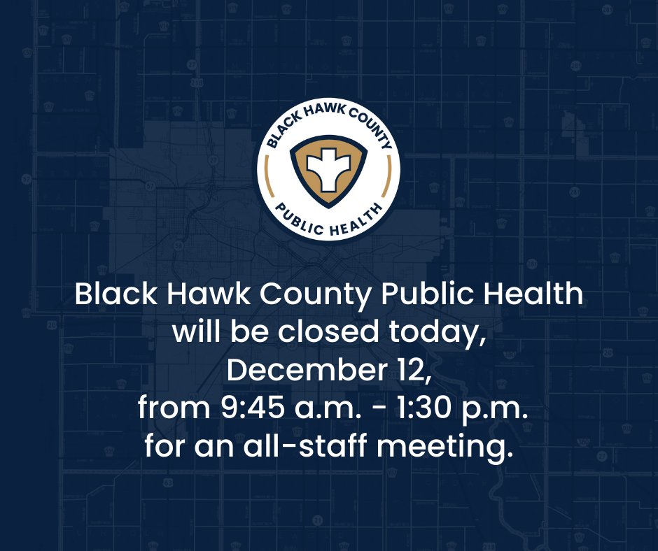 Black Hawk County Public Health tweet media
