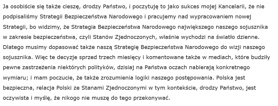 MaciejGlogowski's tweet image. Wypowiedź Prezydenta RP. Niewiarygodne.