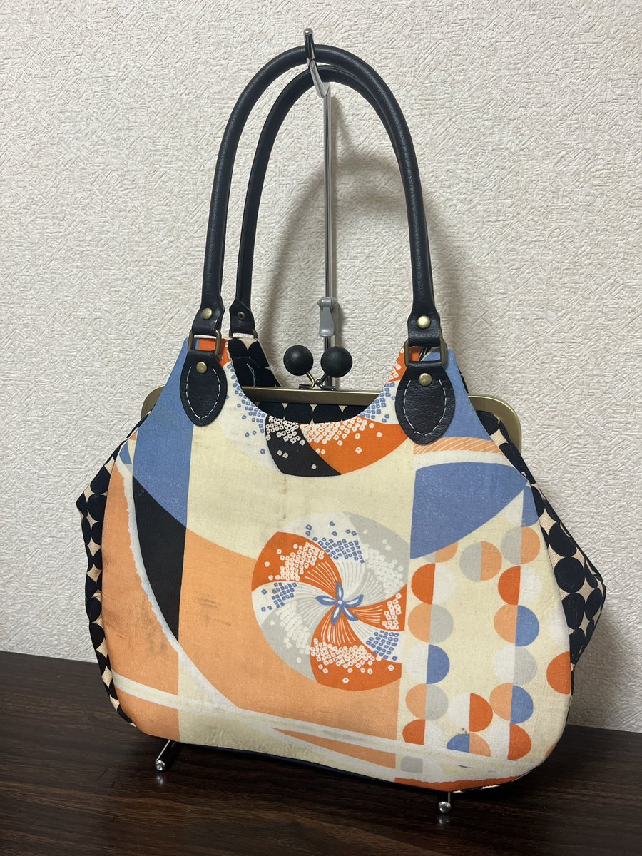 麻のハ堂西巣鴨 #麻のハ堂 × #ロマンチカ商會 コラボがま口バッグ 確か