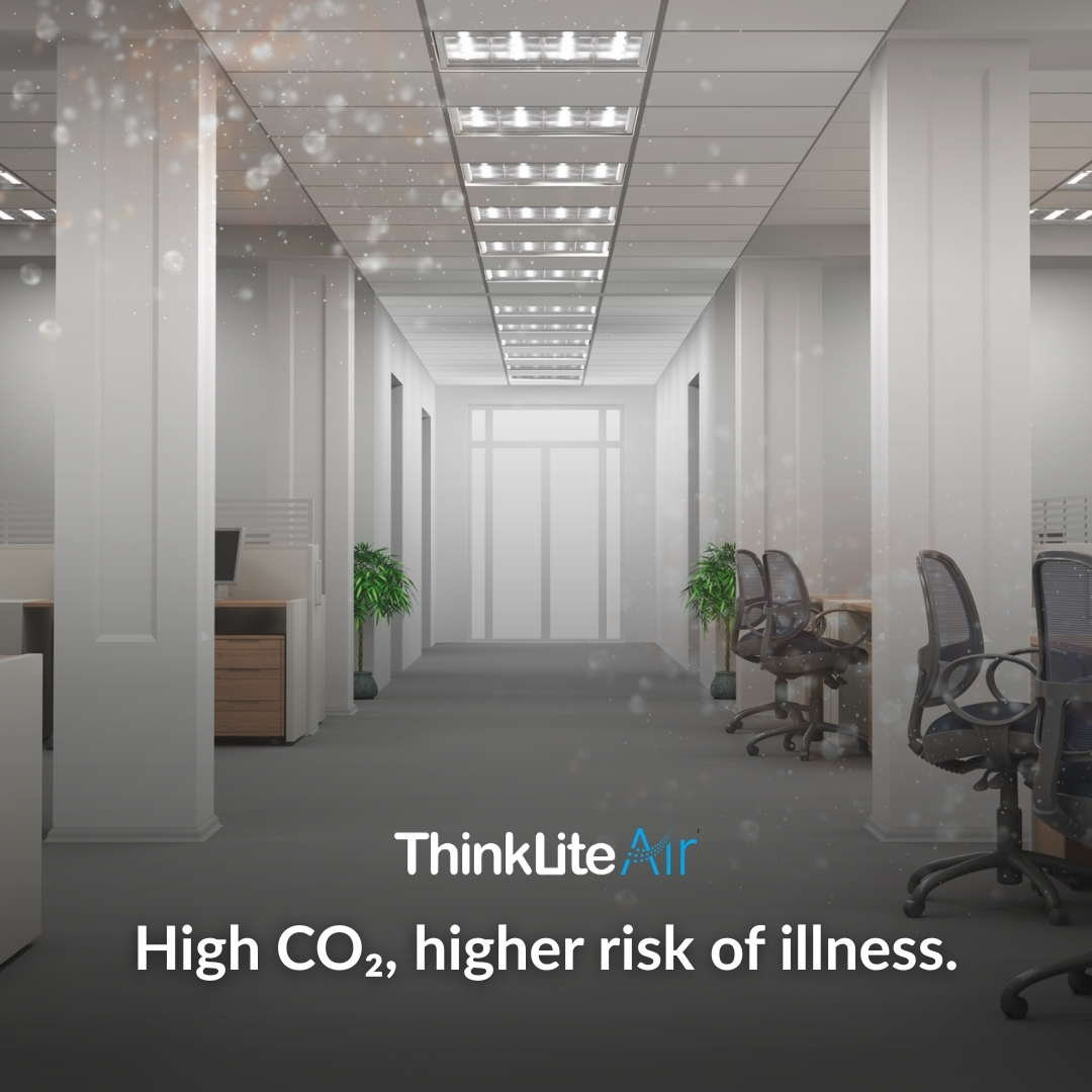 Winter indoor air risks rise as CO₂ builds up from reduced fresh air, helping viral aerosols persist.

Keep humidity 40–60% and use Flair + Purilux to monitor and remove pathogens.

Learn more: thinklite.com/purilux/

 #IndoorAirQuality #IAQ #HealthyBuildings <a href="/ThinkLite/">ThinkLite</a>