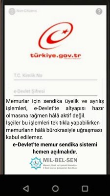 📷İsraf haramdır devletin herşeyi hazır olan edevletten memur sendikası üyelik ve ayrılış işlemlerini hizmete açması gerekiyor Zaman israfına Kağıt israfına son vermesi şarttır.Tehdit ve şantaj ile üyeleri tutmaya çalışmanın faydası yok. <a href="/csbgovtr/">T.C. Çevre, Şehircilik ve İklim Dğş. Bakanlığı</a> <a href="/TBMMresmi/">TBMM</a>