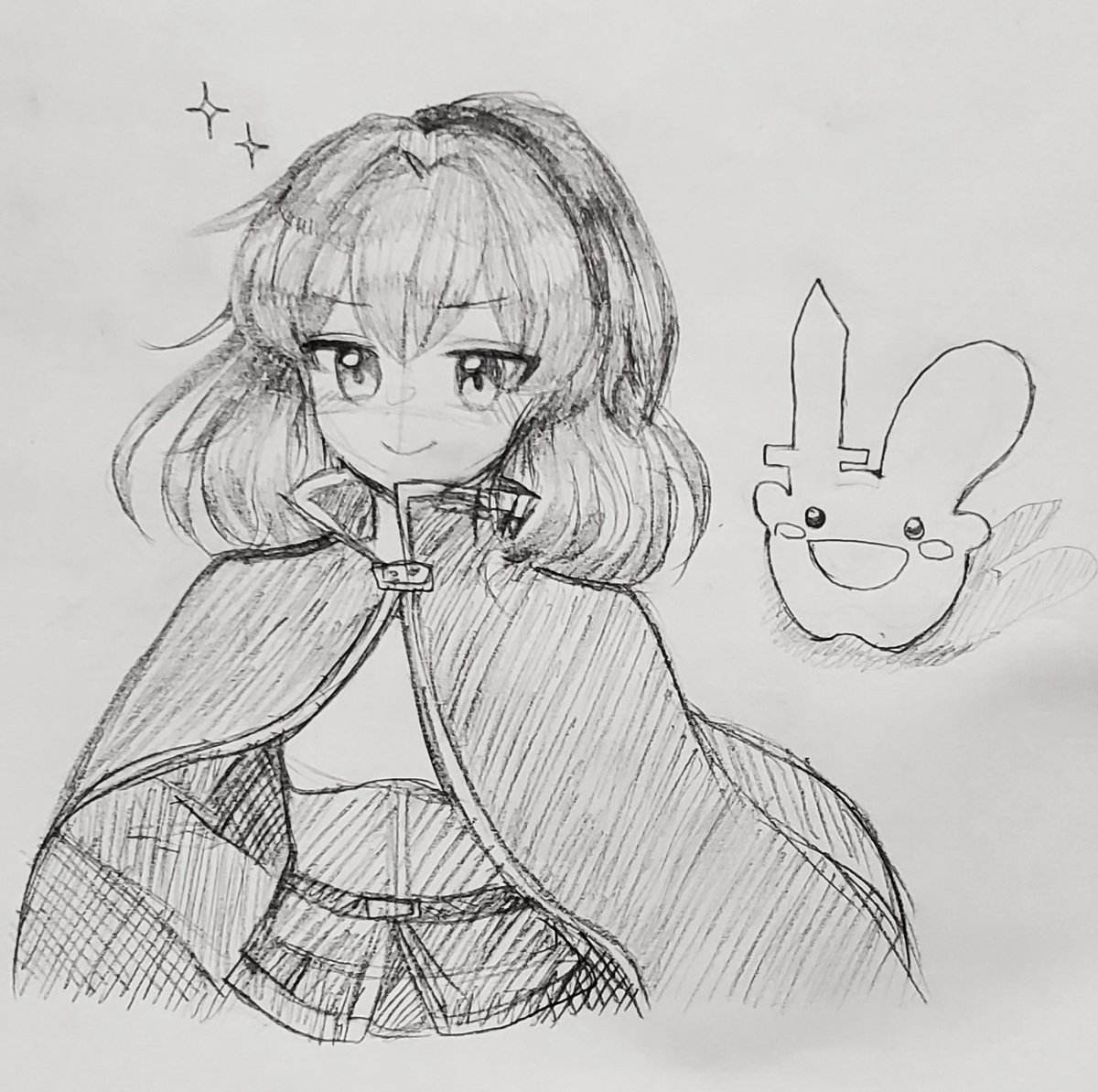 シェゾの服を着るアルルちゃんといつかみたカーくん