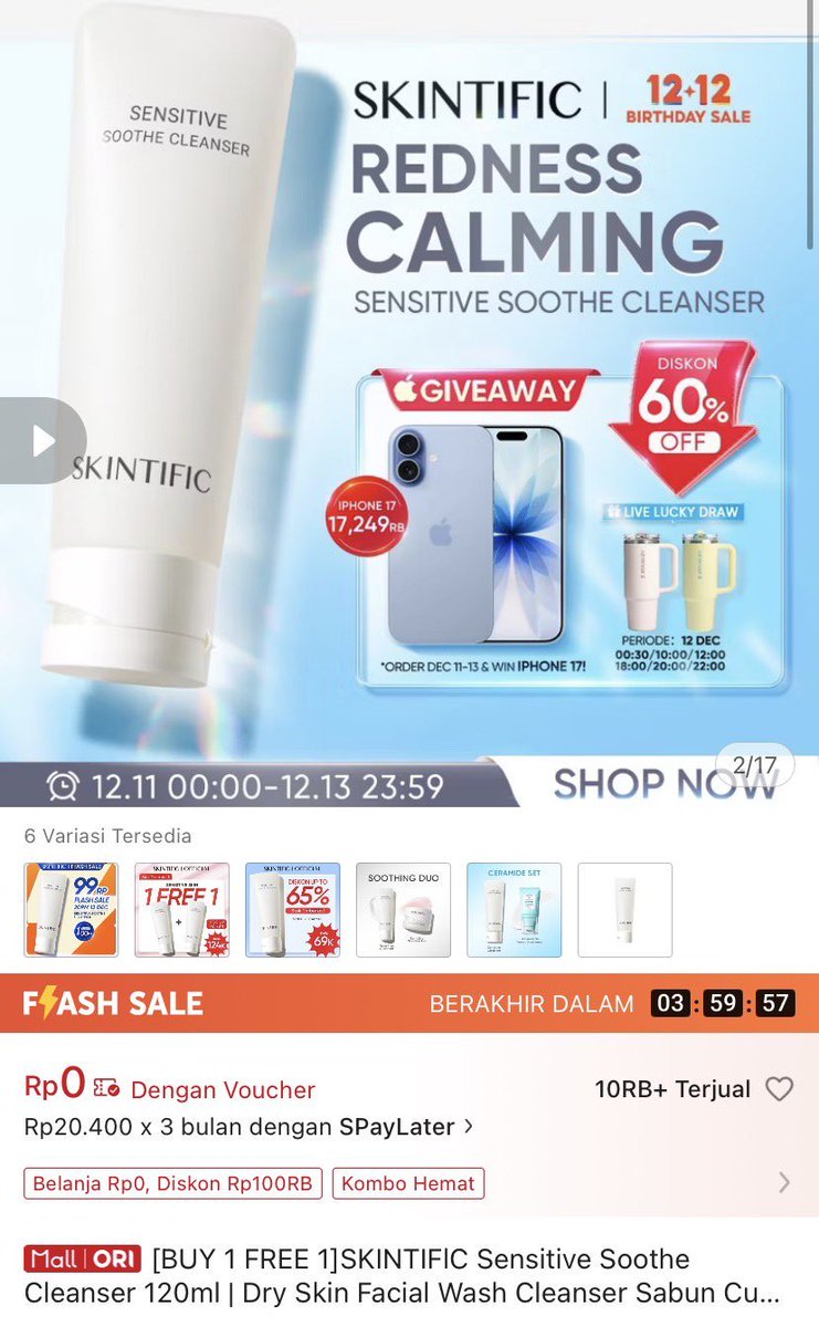 Cepeettt

s.shopee.co.id/40ZQAuNXKe