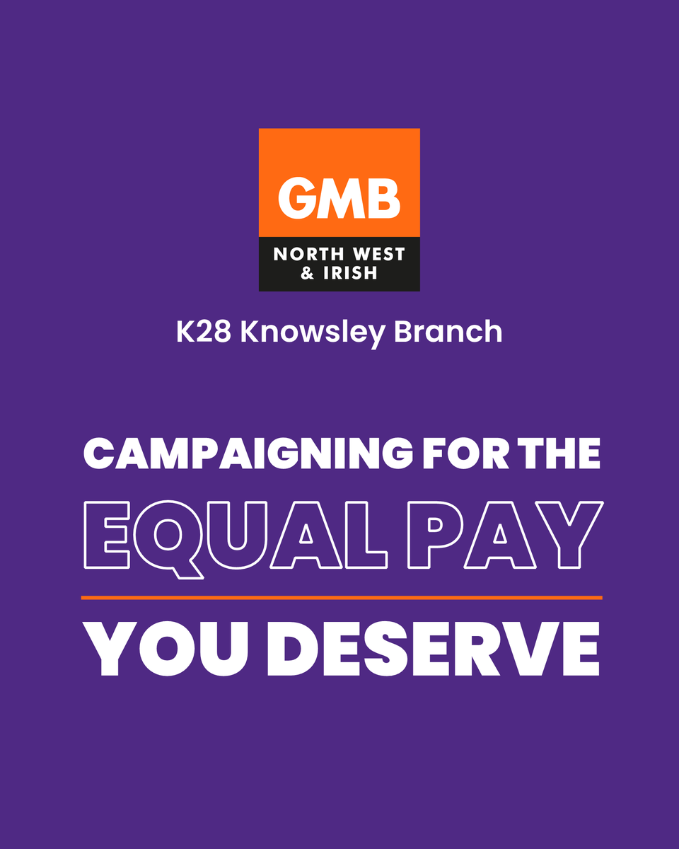 ⚖️ Equal pay changes lives.

GMB members have already won £1B+ in back pay.

It’s not just about the money — it’s about justice, dignity, and the power of standing together.

Join the union for equal pay - Join the GMB➡️ gmbnwi.org.uk/knowsley-equal…