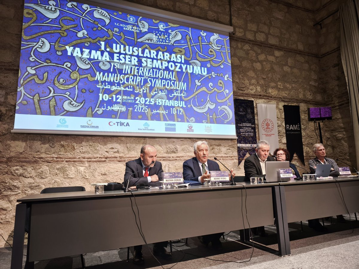 20'den fazla ülkeden biliminsanının katılımıyla gerçekleşen I. UluslararasıYazma Eser Sempozyumu kapanış oturumuyla birlikte sona ermekte. İstifade ettik
 Umarım sunumlar kısa zamanda yayımlanır ve kalıcı hâle gelir. En azından 2 yılda bir tekrarlanması ne güzel olur! <a href="/yekgovtr/">Türkiye Yazma Eserler Kurumu (TÜYEK) Başkanlığı</a>