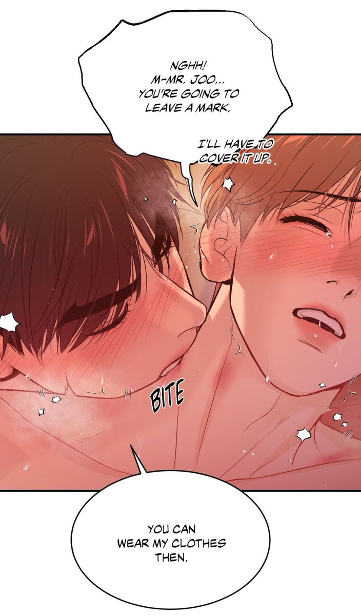 Tia___56's tweet photo. “You can wear my clothes” can’t believe we’re finally seeing Jaekyung in his boyfriend era  💕
#Jinxmanhwa #징크스 https://t.co/AtRFU388LM