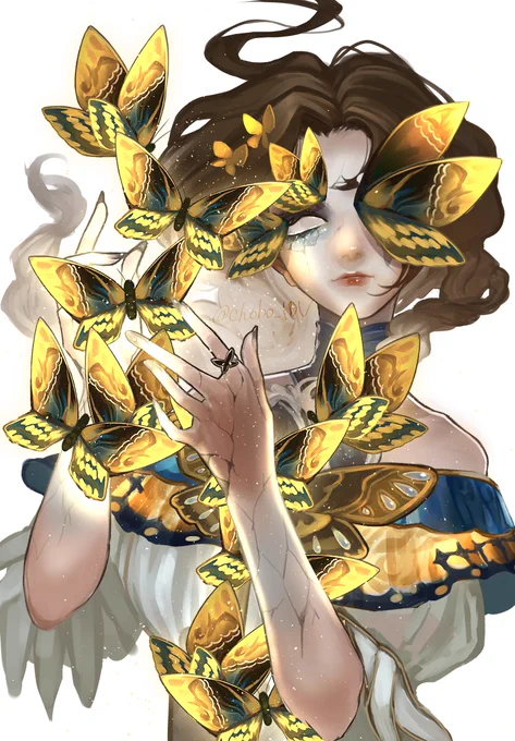 #今年も残りわずかなので今年一番伸びた絵を貼る これかなぁ〜 今年全然描けなかったので、来年は頑張りたい 今まで第五アカ(脱線)だったけど、来年はジャンルに拘らず好きなもの描きたいな〜