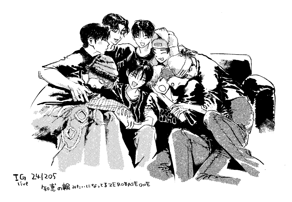 xdiiokkak's tweet image. 名画FA #ZB1fanart