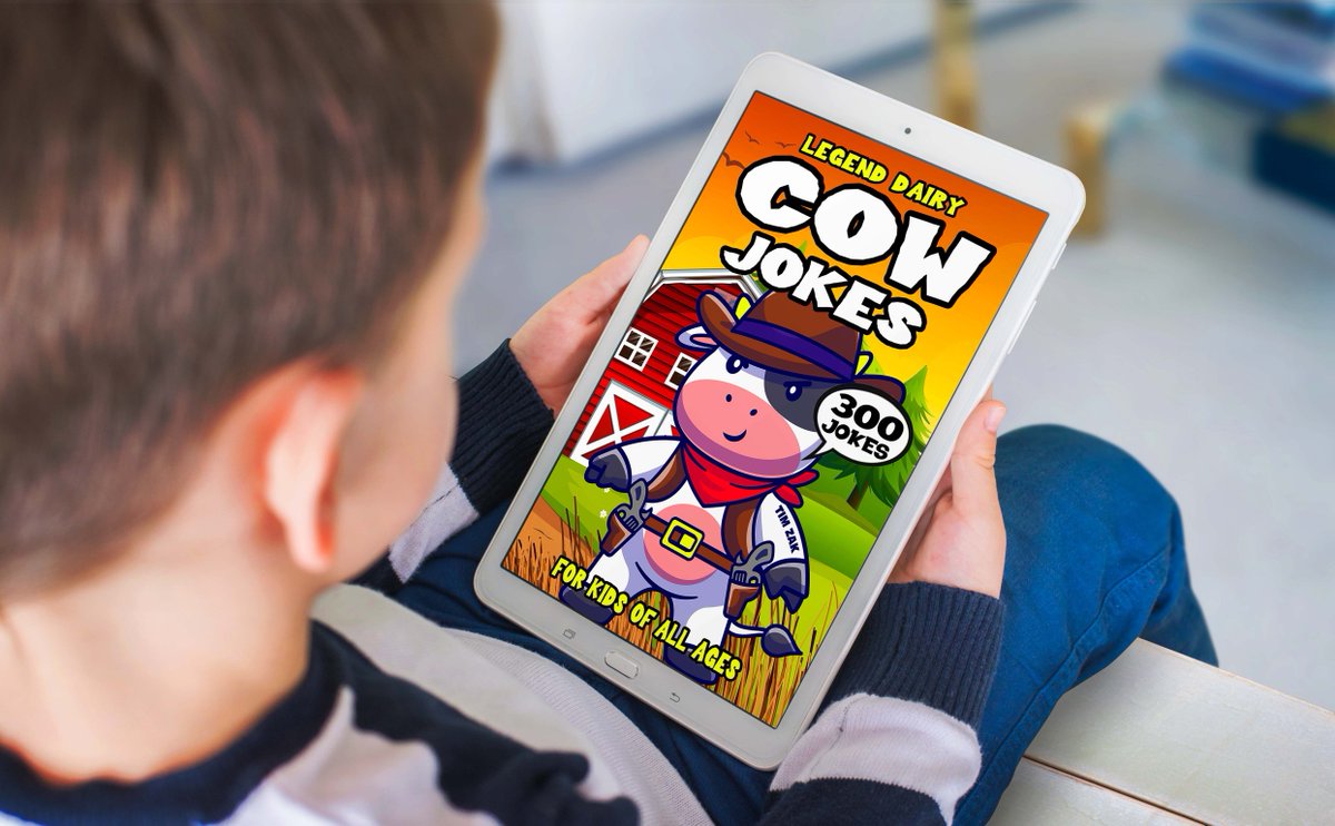 MrTimZak's tweet image. FREE E-BOOK!!! My #cows #jokebook #kidsbook #ebook is on #Amazon for FREE!!!!! "300 Legend Dairy Cow Jokes for Kids!" biggest cow joke book and perfect gift idea you can share with friends and family for hours of laughing. #FreeKindleReads #farmlife #farm amazon.com/dp/B0CP53W9LL
