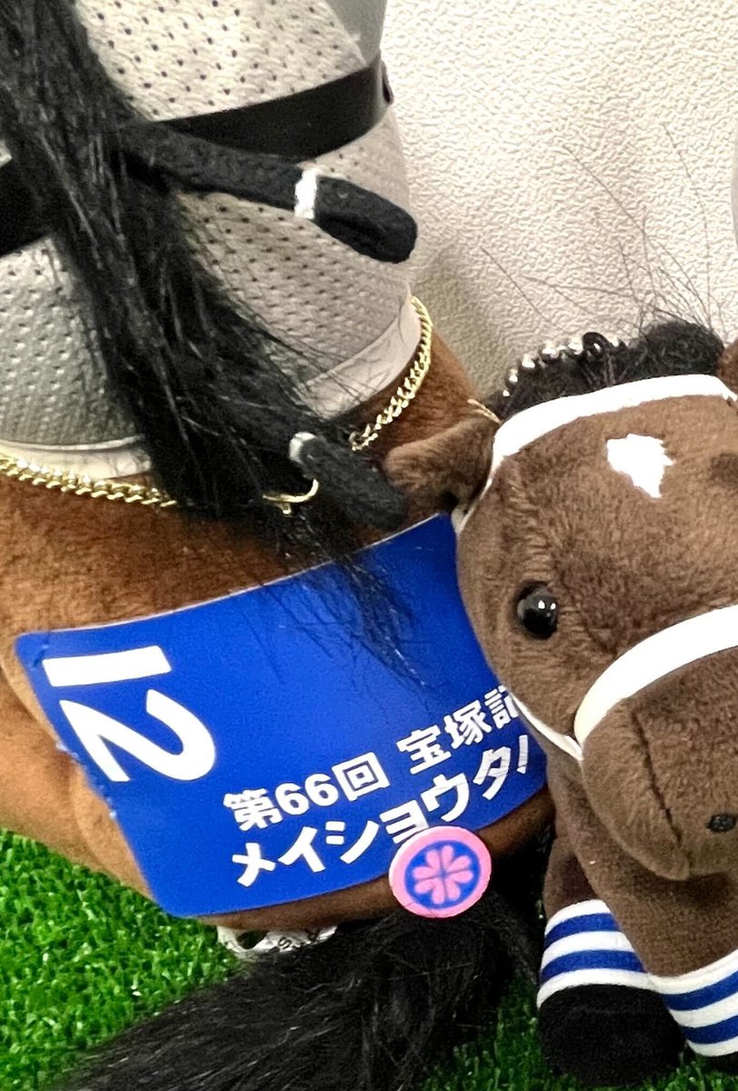 メイショウタバルくんのアイドルホース😆 タバルくん作るの難しそう