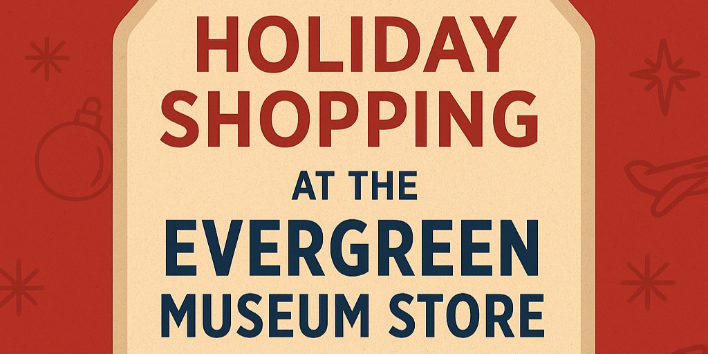 Holiday Shopping Starts at the Evergreen Museum Store!
Find the perfect gift for the aviation or space fan in your life

 Members get a discount

Come explore, get inspired, and finish your holiday shopping with us!
#EvergreenAviation #MuseumStore #HolidayShopping #AviationGifts