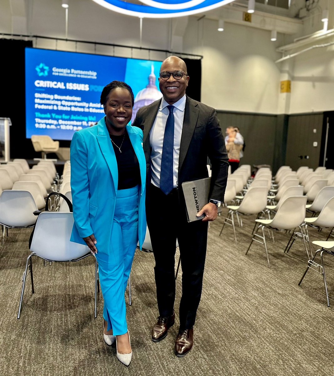 NewtonSupt's tweet photo. Many thanks to ⁦⁦⁦@GAPartnership⁩ for the invitation to participate in #CriticalIssuesForum to tell the ⁦@NewtonCoSchools⁩ story of how we’re persisting through the uncertainties of federal and state funding. https://t.co/OwZ2gHZ066