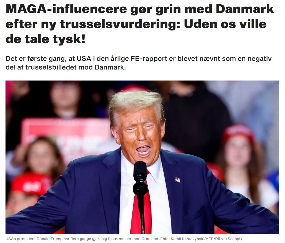 M_K_Petersen's tweet photo. - Hvis bare de MAGA tosser kunne tale engelsk...

#DumbTrump #DKMedier #CrazyMAGA 
#DKpol https://t.co/Rx3RZh49tL